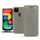 Housse cuir Google Pixel 5 - Acier vintage ( Pantone 403C ) 