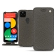 Housse cuir Google Pixel 5 - Anthracite ( Pantone 424C ) 