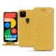 Google Pixel 5 leather case - Mimosa ( Pantone 141C ) 