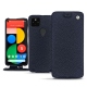 Housse cuir Google Pixel 5 - Cobalt ( Pantone 141B4D )