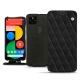 硬质真皮保护套 Google Pixel 5 - Negre poudro - Couture