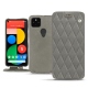 Custodia in pelle Google Pixel 5 - Acier vintage - Couture