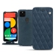 Custodia in pelle Google Pixel 5 - Jean vintage - Couture