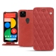 Housse cuir Google Pixel 5 - Cerise vintage - Couture