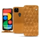 Funda de piel Google Pixel 5 - Or Maïa - Couture