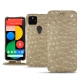 Capa em pele Google Pixel 5 - Autruche desert