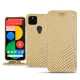 Housse cuir Google Pixel 5 - Serpent sabbia