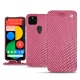 Custodia in pelle Google Pixel 5 - Serpent ciclamino