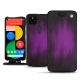 Funda de piel Google Pixel 5 - Violet Patine