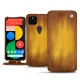 Google Pixel 5 leather case - Doré Patine