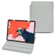 Housse cuir Apple iPad Air (2020) - Gris ( Nappa - Pantone W428C ) 