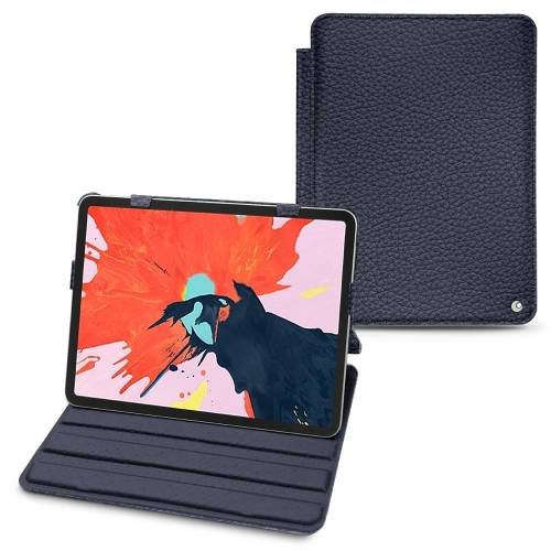 Leather cases for Apple iPad Air (2020 / 2022)Cobalt ( Pantone #2b253f ) 