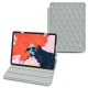 Funda de piel Apple iPad Air (2020) - Gris - Couture ( Nappa - Pantone W428C ) 