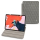Apple iPad Air (2020) leather case - Acier vintage - Couture