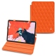 Apple iPad Air (2020) leather case - Orange fluo - Couture