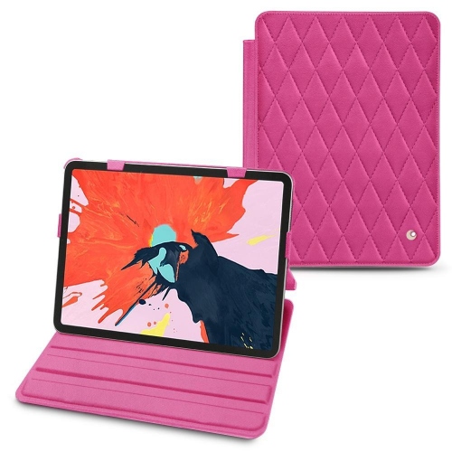 Ledertaschen für Apple iPad Air (2020 / 2022)Rose BB - Couture ( Pantone #DB599F )