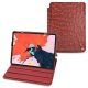 Apple iPad Air (2020) leather case - Autruche ciliegia