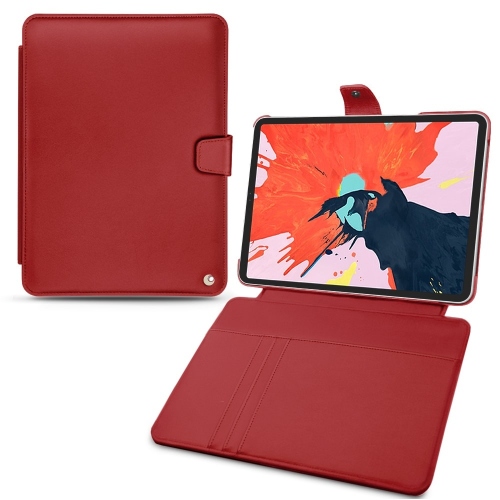 Fundas de cuero para la cartera del Apple iPad Air (2020 / 2022)Rouge ( Nappa - Pantone #d50032 ) 