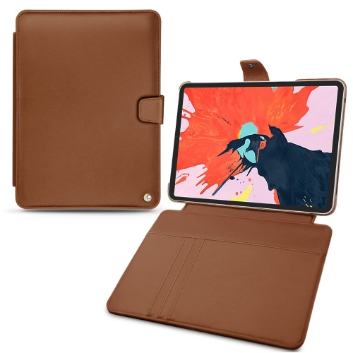 Brieftaschenhüllen aus Leder für Apple iPad Air (2020 / 2022)Marron ( Nappa - Pantone #8B4720 ) 