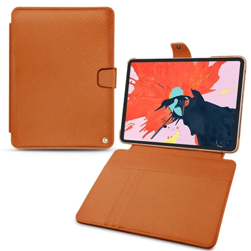 Copri portafoglio in pelle per Apple iPad Air (2020 / 2022)Orange vibrant ( Pantone #e36b39 ) 