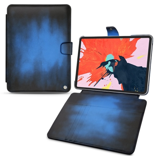 Capas de carteira em pele para Apple iPad Air (2020 / 2022)Bleu Patine
