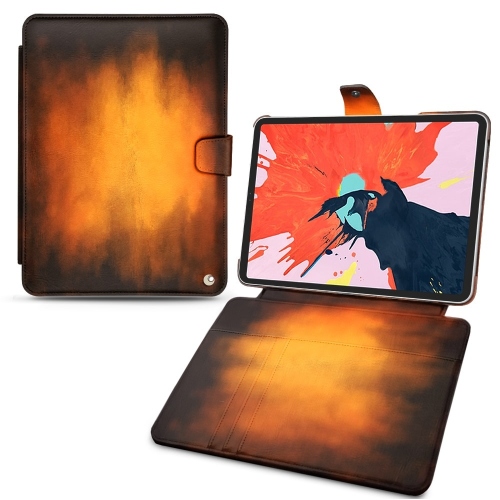 Brieftaschenhüllen aus Leder für Apple iPad Air (2020 / 2022)Fauve Patine