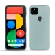 レザーケース Google Pixel 5 - Bleu ciel ( Nappa - Pantone 277C ) 