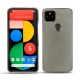 Coque cuir Google Pixel 5 - Acier vintage ( Pantone 403C ) 