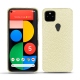 Custodia in pelle Google Pixel 5 - Ivoire ( Sleek P C12 - White ) 