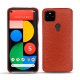 Custodia in pelle Google Pixel 5 - Papaye ( Pantone 180C ) 