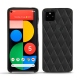 レザーケース Google Pixel 5 - Noir - Couture ( Nappa - Black ) 