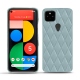 Capa em pele Google Pixel 5 - Bleu ciel - Couture ( Nappa - Pantone 277C ) 
