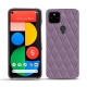 Custodia in pelle Google Pixel 5 - Lilas - Couture ( Nappa - Pantone 2645U ) 