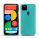 レザーケース Google Pixel 5 - Bleu fluo