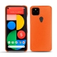 レザーケース Google Pixel 5 - Orange fluo
