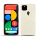 Custodia in pelle Google Pixel 5 - Blanc escumo