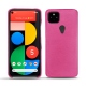 Google Pixel 5 leather cover - Rose BB