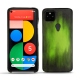 Custodia in pelle Google Pixel 5 - Vert Patine