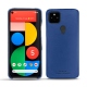 レザーケース Google Pixel 5 - Bleu Océan PU