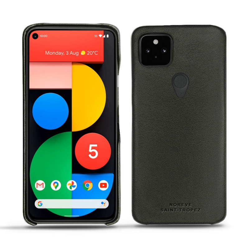 レザーケース Google Pixel 5 - Noir PU