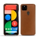 Funda de piel Google Pixel 5 - Marron Veggie