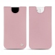 レザーケース Apple iPhone 12 - Rose ( Nappa - Pantone 2365C ) 