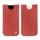 Capa em pele Apple iPhone 12 - Cerise vintage ( Pantone 185C ) 