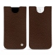 Apple iPhone 12 leather pouch - Châtaigne ( Pantone 476C ) 