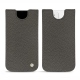 レザーケース Apple iPhone 12 - Anthracite ( Pantone 424C ) 