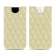 Apple iPhone 12 leather pouch - Beige - Couture ( Nappa - Pantone 7502C ) 