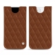 Capa em pele Apple iPhone 12 - Marron - Couture ( Nappa - Pantone 1615C ) 