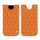 Apple iPhone 12 leather pouch - Orange - Couture ( Nappa - Pantone 1495U ) 