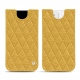 Lederschutzhülle Apple iPhone 12 - Mimosa - Couture ( Pantone 141C ) 
