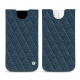 Apple iPhone 12 leather pouch - Indigo - Couture ( Pantone 303U ) 